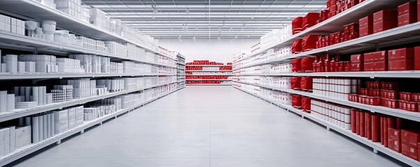 Christmas sale + discount + clearance, large clearance signs, crowded sale aisles, discounts galore