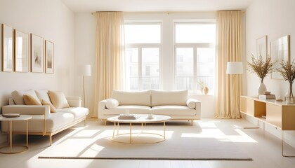 Photo interior modern design room 3d illustration