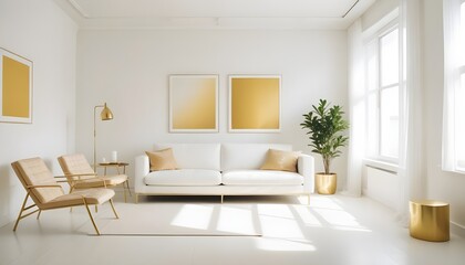 Photo interior modern design room 3d illustration