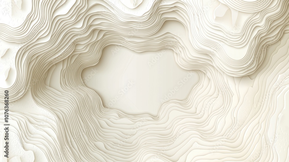 Poster create stunning visuals using an abstract papercut style background for modern designs