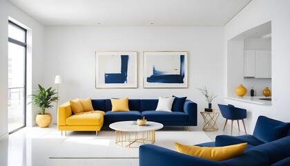 Photo interior modern design room 3d illustration