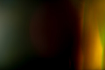 orange warm bright highlights on a black background