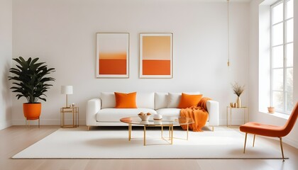 Photo interior modern design room 3d illustration
