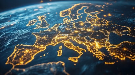 Europe at Night: A Glimpse of Civilization