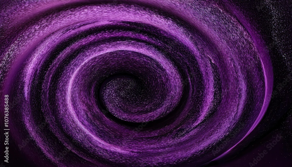 Poster dynamic purple cosmic spiral nebula texture. deep space swirl background ideal for futuristic techno