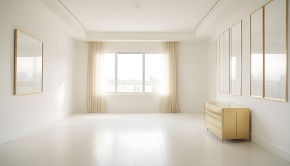 Photo interior modern design room 3d illustration