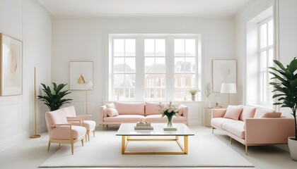 Photo interior modern design room 3d illustration