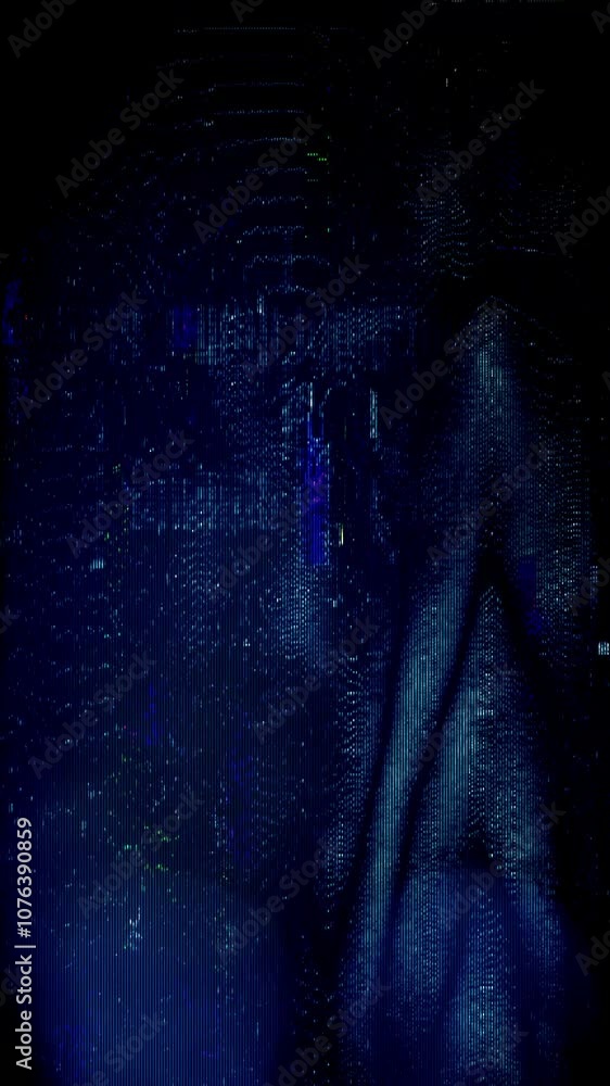 Wall mural a background or overlay texture of distorted digital glitch effects.