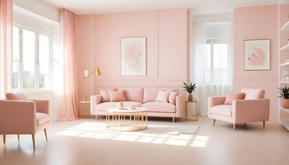 Photo interior modern design room 3d illustration