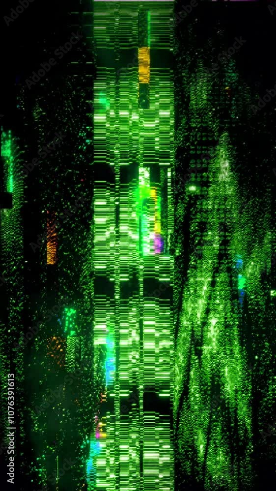 Wall mural a background or overlay texture of distorted digital glitch effects.