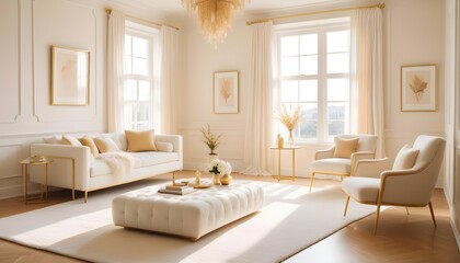 Photo interior modern design room 3d illustration