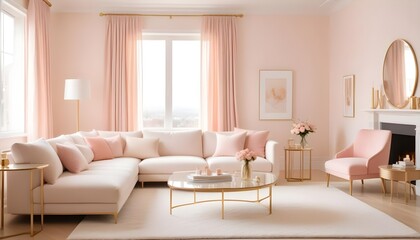 Photo interior modern design room 3d illustration
