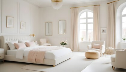 Photo interior modern design room 3d illustration