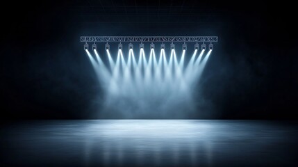 This elegant entertainment icon set features 15 clean symbols representing popular activities and events including a stadium stage lights and music festival  The icons have a minimalist