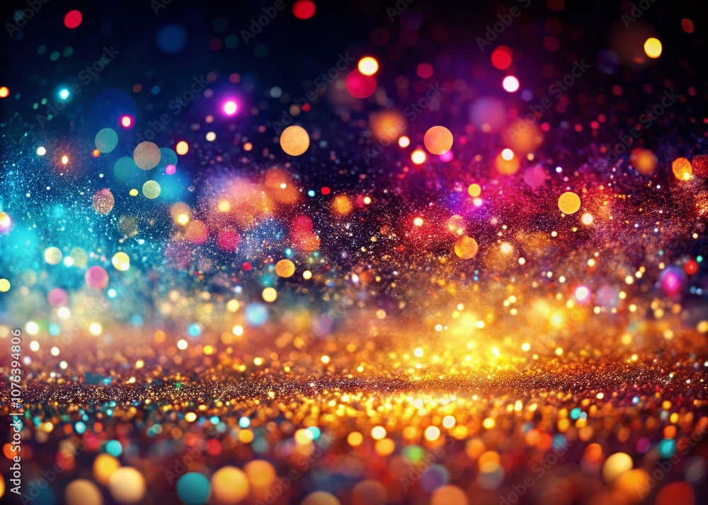 Aufkleber captivating abstract shiny particles background with a panoramic view perfect for modern design proj