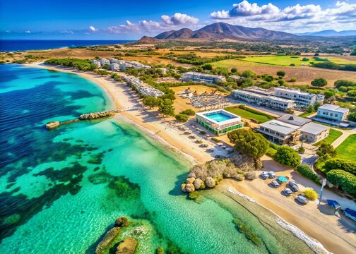 Captivating Afandou Beach Resort: A Serene Escape with Crystal Clear Waters, Golden Sands, and Lush Surroundings, Perfect for Relaxation and Adventure in Rhodes, Greece