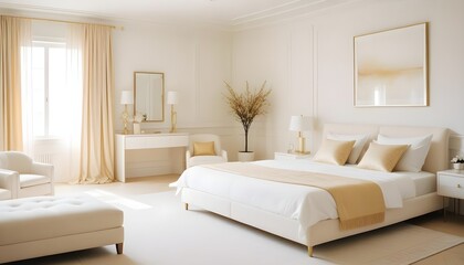 Photo interior modern design room 3d illustration