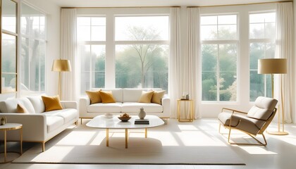 Photo interior modern design room 3d illustration