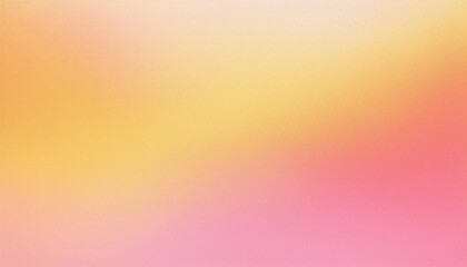 Obraz premium Dreamy Gradient Sunset: Soft Pastel Sky Background in Warm Yellow, Peach, and Pink Shades, Perfect for Calm Mood Design, Social Media Aesthetic, and Modern Minimalist Projects