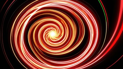 Fototapeta premium A mesmerizing swirl of vibrant colors, creating an abstract representation of energy and motion, ideal for digital art enthusiasts and creative projects