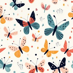 Butterfly pattern outdoors nature.
