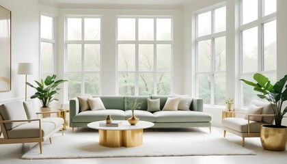 Fototapeta premium Photo interior modern design room 3d illustration