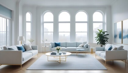 Photo interior modern design room 3d illustration