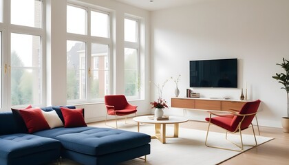 Photo interior modern design room 3d illustration