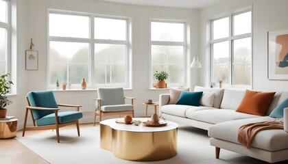 Photo interior modern design room 3d illustration