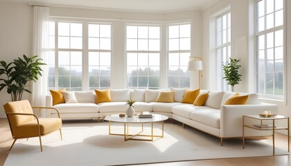 Fototapeta premium Photo interior modern design room 3d illustration