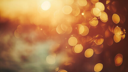 Delicate bokeh blur with soft lights