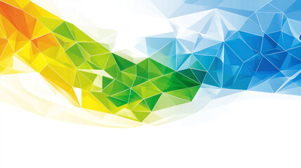Abstract Geometric Design with Triangles and Diamonds, a Colorful Vector Illustration for Web and Technology Concepts