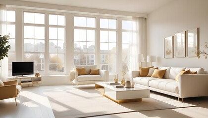 Photo interior modern design room 3d illustration