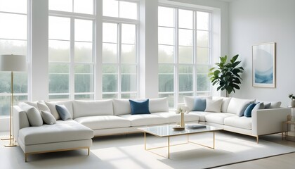 Photo interior modern design room 3d illustration