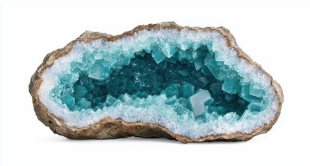 Stunning geode crystal formation