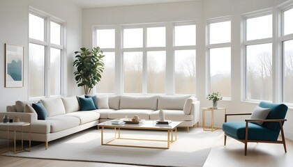 Photo interior modern design room 3d illustration