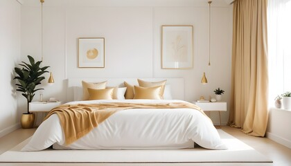 Photo interior modern design room 3d illustration