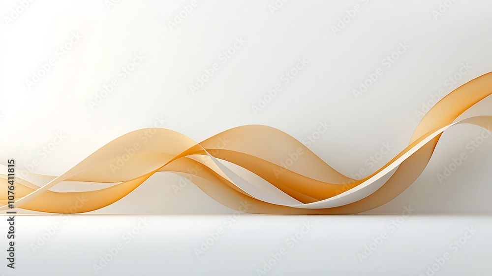 Aufkleber captivating golden smoke patterns with delicate flowing curves and graceful movement set against a t
