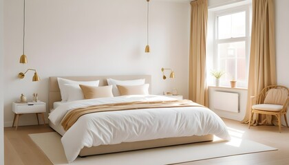 Photo interior modern design room 3d illustration