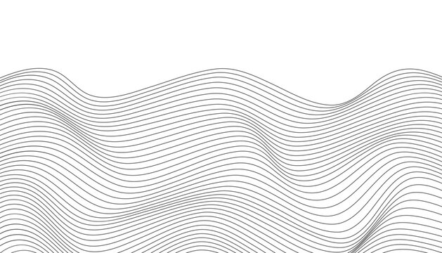 Wavy line abstract background. slanting, oblique geometric pattern. ripple line pattern background. abstract black curve wave lines. wave stripe background