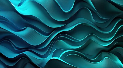 Obraz premium Abstract Blue Waves