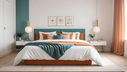 Photo interior modern design room 3d illustration