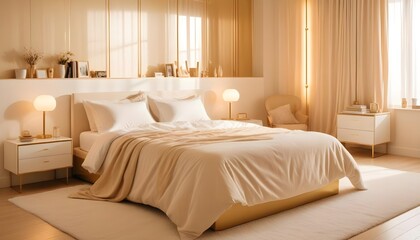 Photo interior modern design room 3d illustration