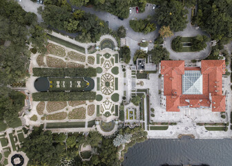 Aerial Photo, TopDown Drone Shot of European City
