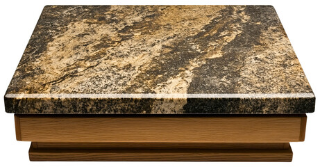 Elegant marble countertop isolated, luxurious table surface design interior, clean granite display background pattern, vintage stone texture, empty modern space