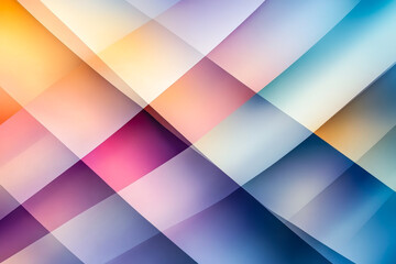 Obraz premium Subtle Pastel Gradient Shapes, Modern Art