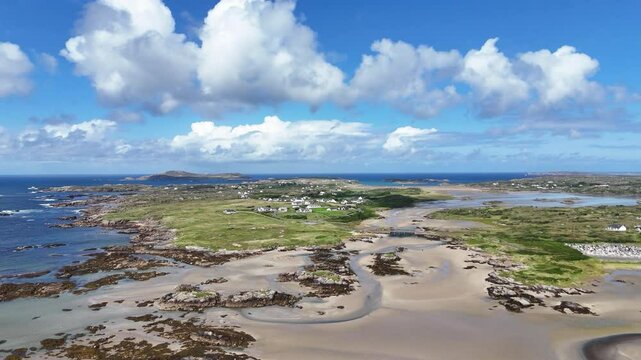littoral irlandais pr&egrave;s de l'ile d'Arranmore et Burtonport dans le comt&eacute; de Dungloe