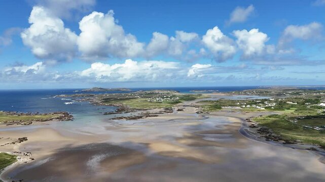 littoral irlandais pr&egrave;s de l'ile d'Arranmore et Burtonport dans le comt&eacute; de Dungloe