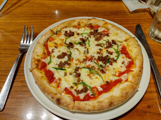 Japanese Pizza size