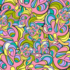 abstract hand-drawn pattern, waves background. Can be used for wallpaper, pattern fills, web page background,surface textures.